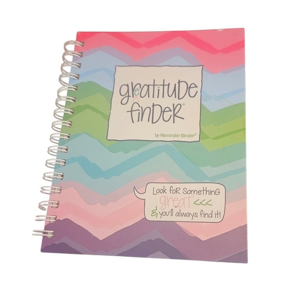 Reminder Binder Other - Reminder Binder Gratitude Finder Journal Planner Spiral Notebook
